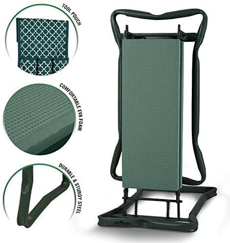 Garden Kneeler And Seat - Protects Your Knees, Clothes ...
